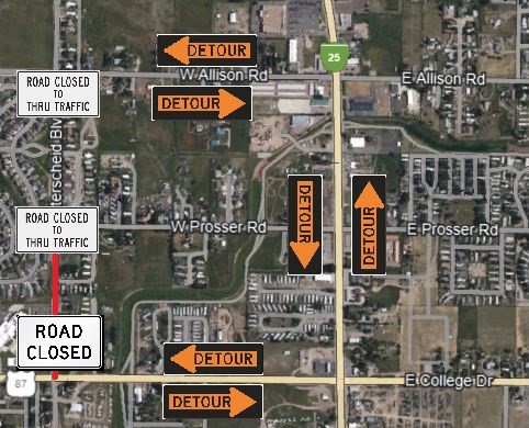College Drive Detour.JPG